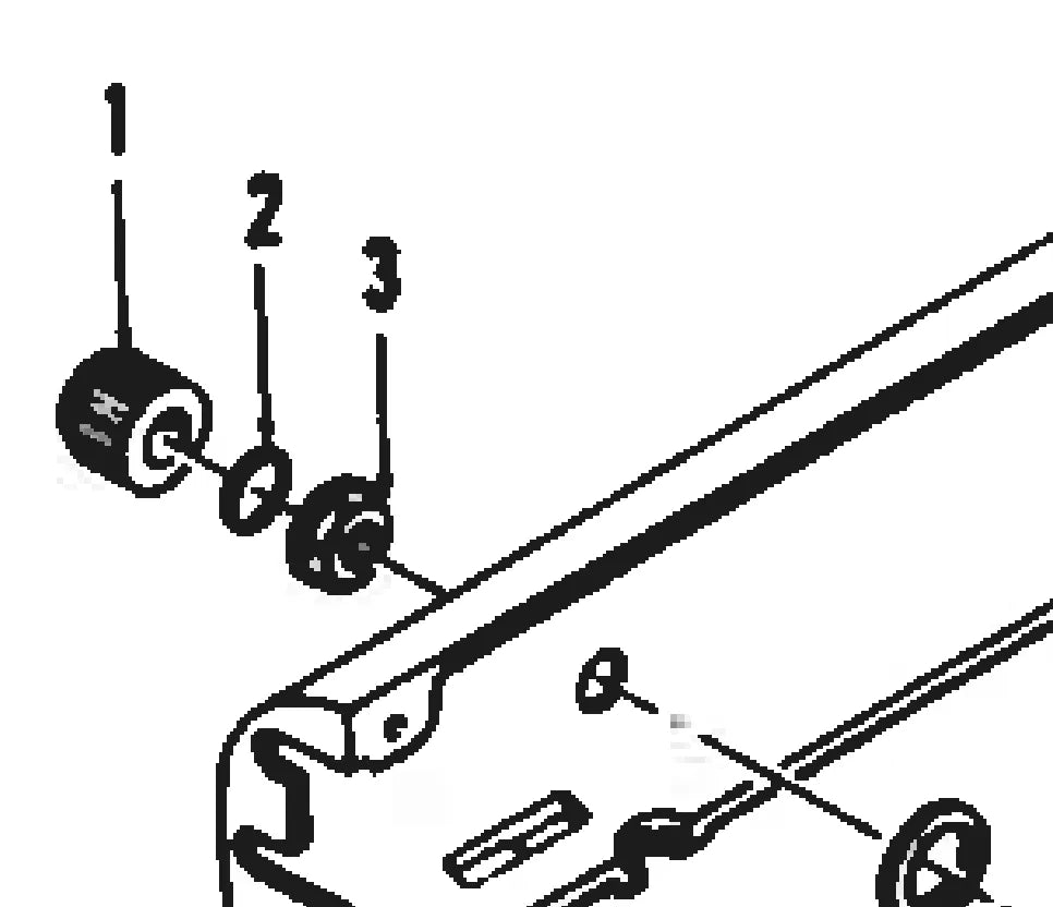 Professional-grade injection molded handle nut designed for welding applications, featuring secure fastening and durable construction, ensures reliable potentiometer mounting in demanding welding environments.