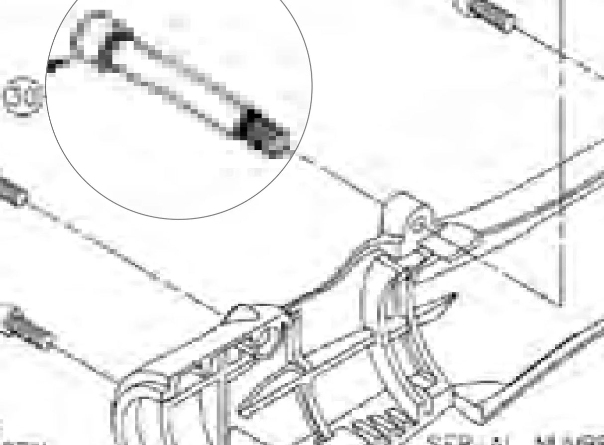 Professional-grade shoulder screw with 1/8 inch diameter and 4-40 thread specification, designed for Python welding systems, featuring reliable bearing surface for pivoting and rotating assemblies.