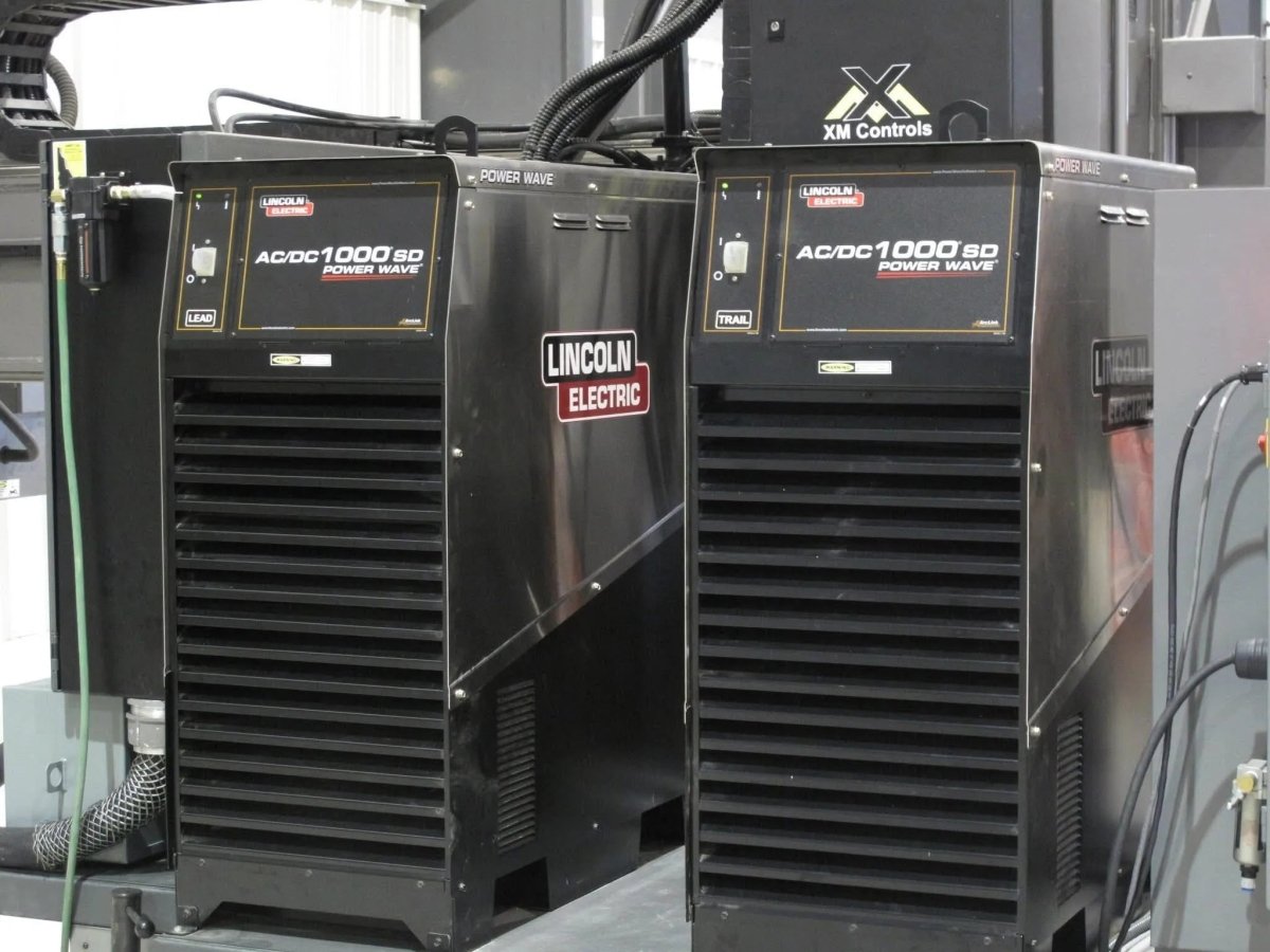 Lincoln Power Wave AC/DC 1000SD Sub Arc Welders with XM Controls, cables; advanced welding equipment at WeldingMart.