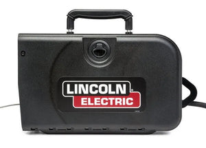 Lincoln Activ8X Wire Feeder Machine U3519-1 with top handle, black case, Lincoln Electric logo—portable welding equipment.