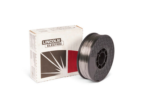 Lincoln ED037674 Lincore 65 Plus flux-cored FCAW-S welding wire, 1/8 inch diameter, 600 lb Speed Feed drum for hardfacing, superior abrasion resistance, and extended wear protection in heavy-duty applications