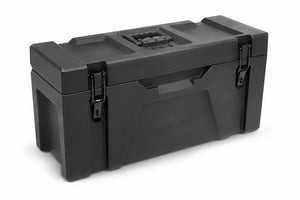 Lincoln Sprinter 180Si K5549-1 heavy-duty black welding machine case with top handle, metal latches—ideal for equipment transport.