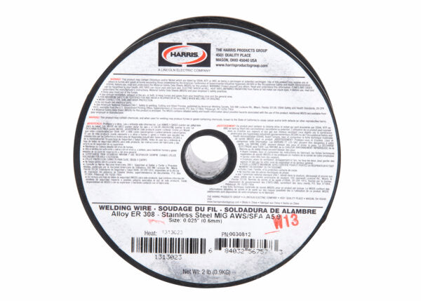 Harris 308 Stainless Steel MIG (GMAW) Welding Wire - 00308E2