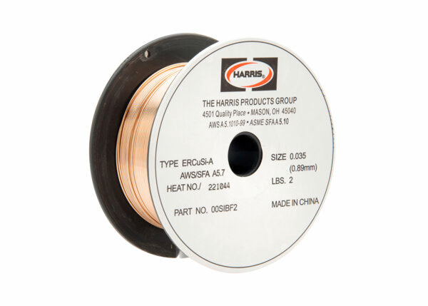 Harris Silicon Bronze GMAW (MIG) Welding Alloy .035 X 10# SPOOL - 00SIBF5