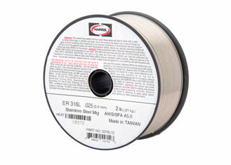 Harris 316L Stainless MIG GMAW Welding Wire .035 X 2# SPOOL - 0316LF2