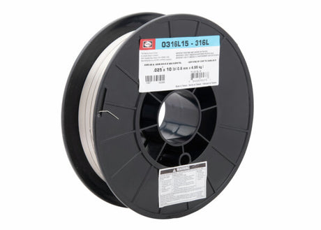 Harris 316L Stainless MIG GMAW Welding Wire .025 X 10# SPOOL - 0316L15