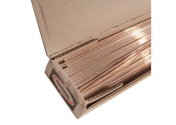 Harris Harris 0 Phos Copper Brazing Alloy .050 X 1/8 X 28 STICK TUBE X 5 TUBE BOX - 0620F15P