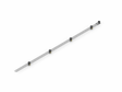 Bug-O KBUG Guide Rail Assembly 100-0902 welding accessory with 5 black knobs, yellow rings, and a black handle on white background.