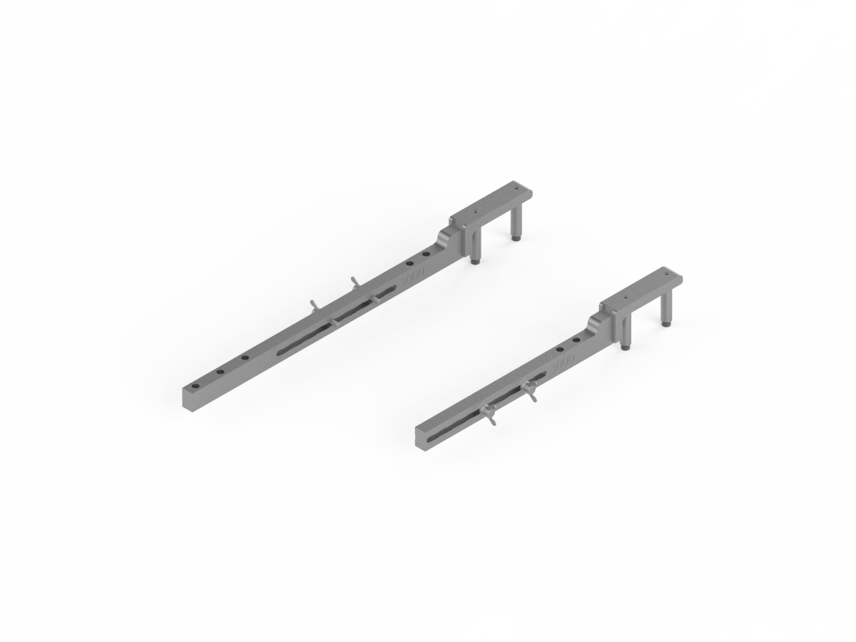 Bug-O KBUG-3000 Arm Guide Kit metal welding accessories with pins, rectangular shape; ideal for WeldingMart welding tools.
