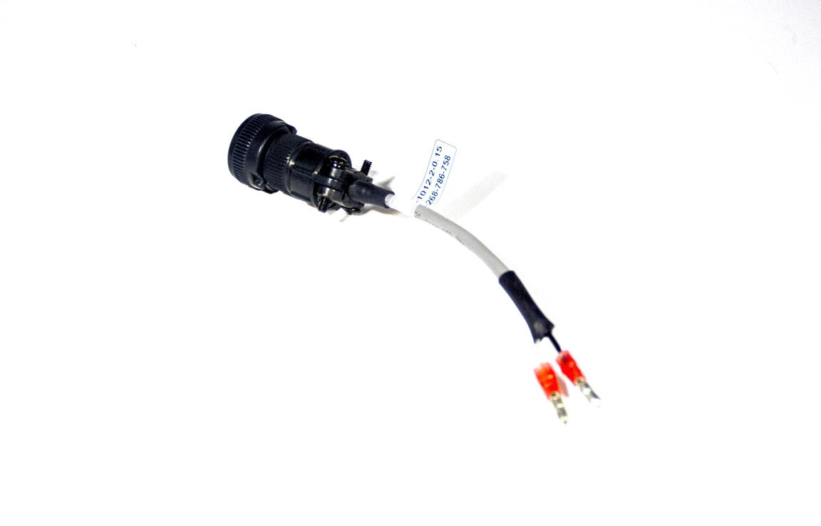 Bug-O AIO Trigger Control Cable 2T-F 0.15M welding accessory with black connector and terminals, WeldingMart tools.