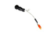 Bug-O AIO Power Source Cable 4-P Miller 0.15m for welding machines, black and orange connectors, white background, WeldingMart.