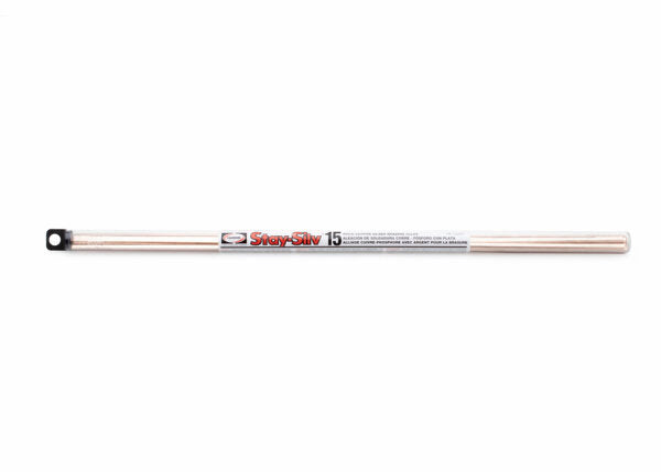 Harris Stay-Silv 15 Phos Copper Brazing Alloy 0.050 x 1/8 x 20 in. x 1 ea. 28 stick tube - 15620F1