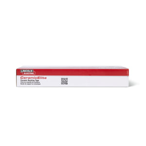 Lincoln CeramicElite Flat Backing Tape 1/2 in angle view - WeldingMart