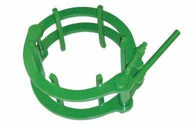 Mathey Dearman Cage Clamp Hand Lever Tack Type for 20” pipes, designed for secure and precise pipe alignment during tack welding - 01.0505.020.

