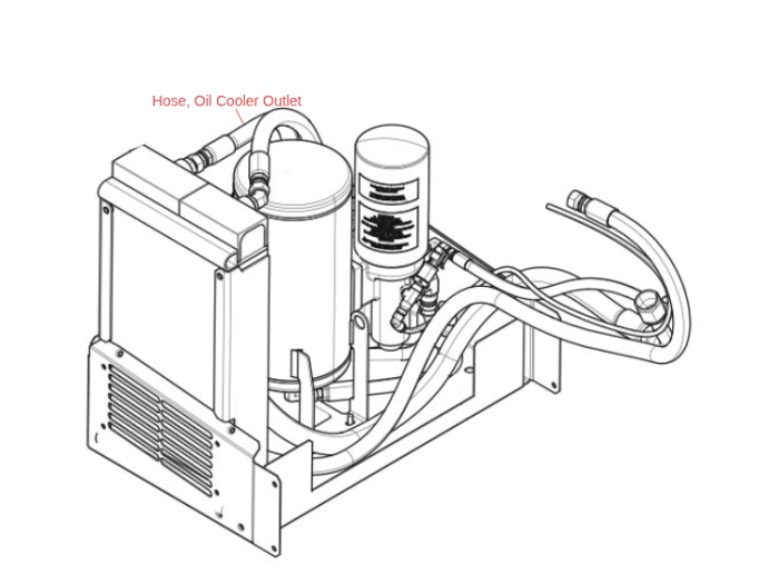 Lincoln HOSE, OIL COOLER OUTLET G11356-31