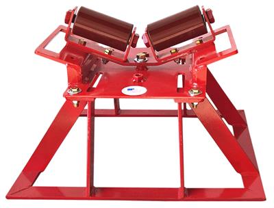 Mathey Dearman Pipe Launcher Stand for 2” to 24” pipes, featuring a durable frame and weather-resistant design - 2115.

