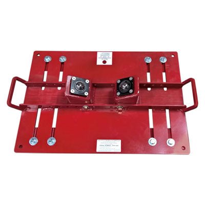 Mathey Dearman Ball Transfer Pipe Roller for 4” to 36” pipes, featuring ball transfer units and a heavy-duty frame - 2145.

