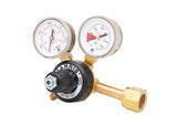 Harris Model 201-100P-320i CO2 Brass Beverage Regulator - 3001994