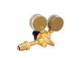 Harris Model 201-100P-580i N2 Brass Beverage Regulator - 3001995