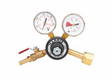 Harris Model 201-100P-320i-G CO2 Brass Beverage Regulator - 3002260