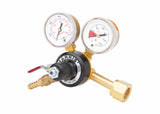 Harris Model 201-100P-320i-G CO2 Brass Beverage Regulator - 3002260