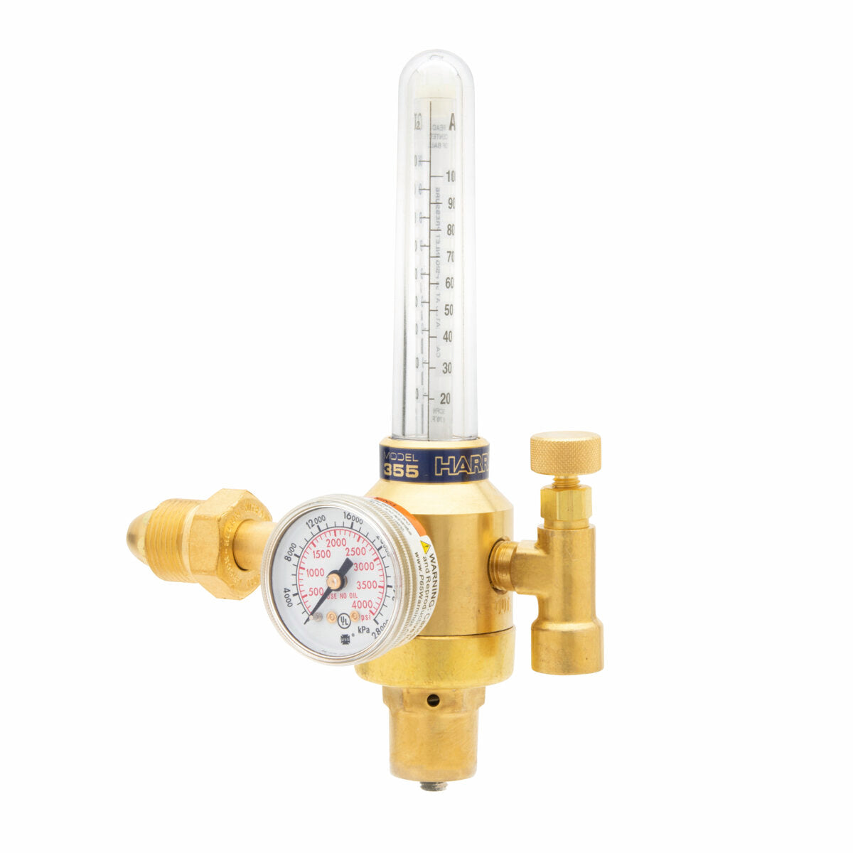Harris - Model 355-2Ar-580 Pressure Compensated Flowmeter Regulator - 3100200