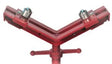 Stainless steel wheel kit for Mathey Dearman B&B Giant Jacks 3508—welding pipe support, 4 wheels, nuts, bolts included.