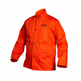 Lincoln Electric - Bright FR Cloth Welding Jacket - Safety Orange - XL - K4688-XL