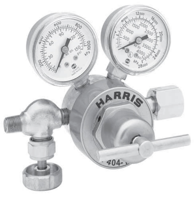 Harris General Purpose - Lecture Bottle Regulator - Model GP404-015-000A - 404015000A