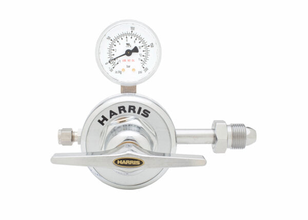 Harris Model HP405-350-320-A - 405350320A - High Purity Electroless Nickel-Plated Brass Regulator