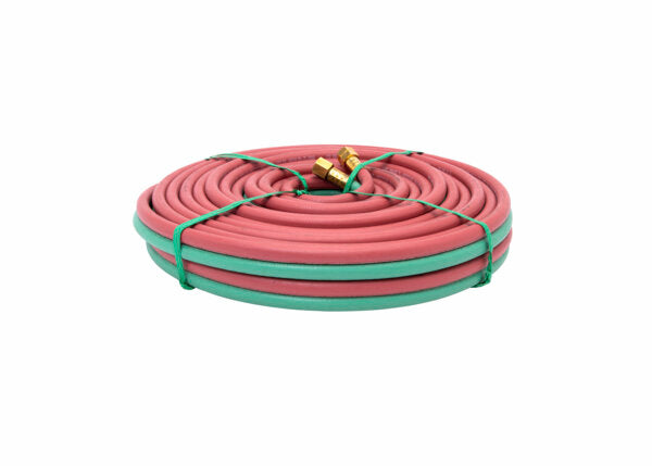 Harris Twin All Fuel Gas Welding Hose, Grade "R", B&B, 1/4" x 50' - 4300530