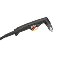 The Lincoln Tomahawk LC65 Handheld Plasma Torch 50 ft (15 m) K2848-2 is a black plasma cutting tool with a large yellow trigger and silver metal nozzle attached to a thick black cable, shown against a plain white background.