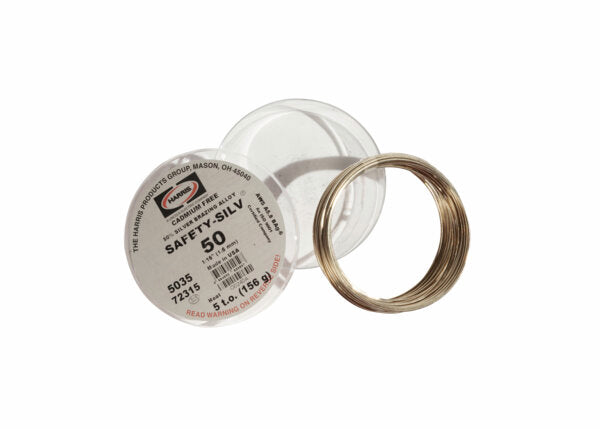 Harris Safety-Silv 50 High Silver Brazing Alloy 1/16 X 5 TO PKG - 5035