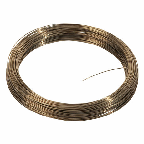 The Harris 50N250 - Safety-Silv 50N Silver Brazing Alloy is a 3/64 in (1.2 mm) cadmium-free wire coil, ideal for stainless steel brazing—supplied as a neat 50 toz coil/box with one end protruding for easy use.