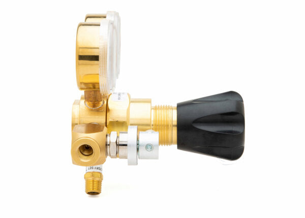 Harris Model 721C-125-320-BEGR Two Stage Ultra High Purity Brass Bartstock Regulator