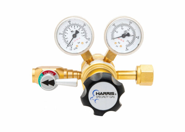 Harris Two Stage Ultra High Purity Brass Barstock Regulator Model 722-125-350-E-1 - 722125350E1