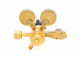 Harris Two Stage Ultra High Purity Brass Barstock Regulator Model 722-500-000-D - 722500000D