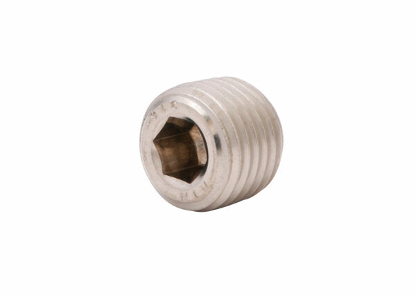 Harris Model 316SS Hex Socket Plug with 1/4" NPT (M) threads - 9000553