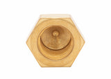 Harris Model 42559 Regulator Cap Nut 1/2-20 BRASS - 9001436