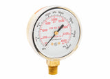 Harris Regulator Pressure Gauge 2.5 in. 4000 PSI / 28000 kPa - 9006050