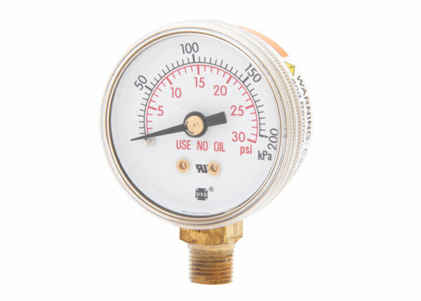 Harris Regulator Pressure Gauge 1.5 in. 30 PSI / 200 kPa - 9006051