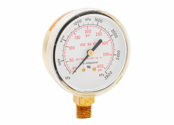 Harris Regulator Pressure Gauge 2.5 in. 400 PSI / 2800 kPa - 9006060