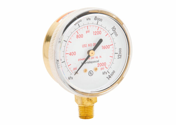 Harris Regulator Pressure Gauge 2-1/2"2000# 649 - 9006080