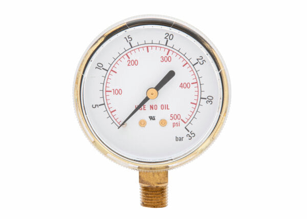 Harris Regulator Pressure Gauge 2.5 in. 500 PSI / 35 BAR - 9006117