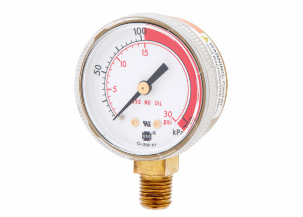 Harris Regulator Pressure Gauge 2" 30RZ PSI / 200 kPa - 9006127