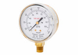 Harris Flowgauge Gauge 2-1/2"100 SCFH DU Brass - 9006139