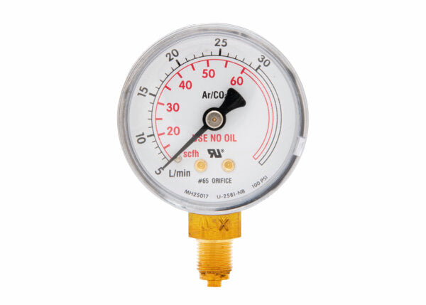 Harris Regulator Pressure Flowgauge 50 mm 60 SCFH / 30 LPM 1/8" - 9006253