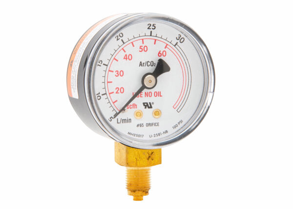 Harris Regulator Pressure Flowgauge 50 mm 60 SCFH / 30 LPM 1/8" - 9006253