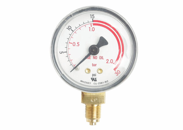 Harris Regulator Pressure Gauge 50 mm 30RZ PSI / 2 BAR - 9006257