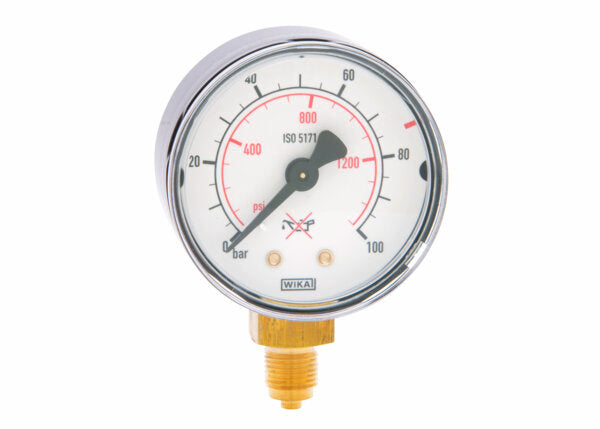 Harris Regulator Pressure Gauge 50mm 100 BAR / 1450 PSI - 9006445